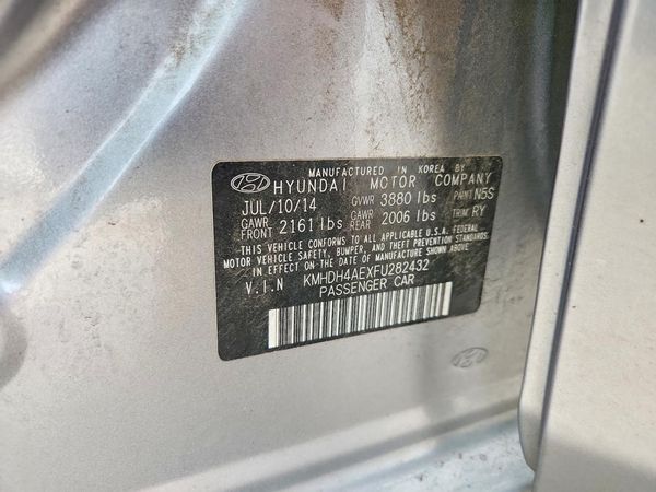 2015 HYUNDAI ELANTRA