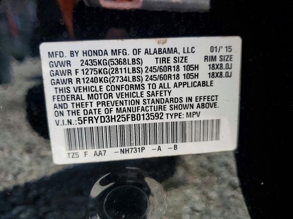 2015 ACURA MDX