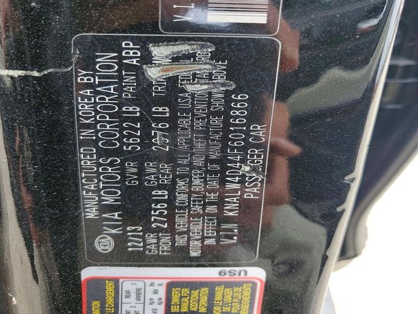2015 KIA K900