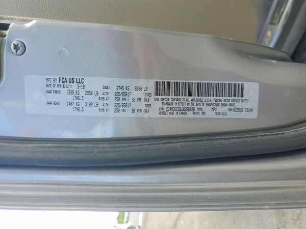 2018 DODGE GRAND CARAVAN SXT