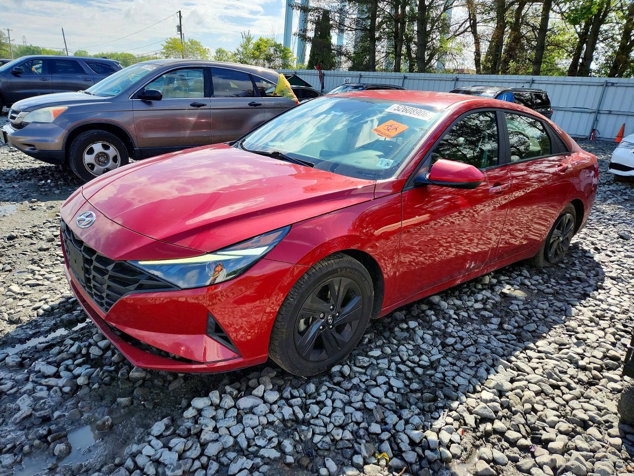 2021 HYUNDAI ELANTRA Blue