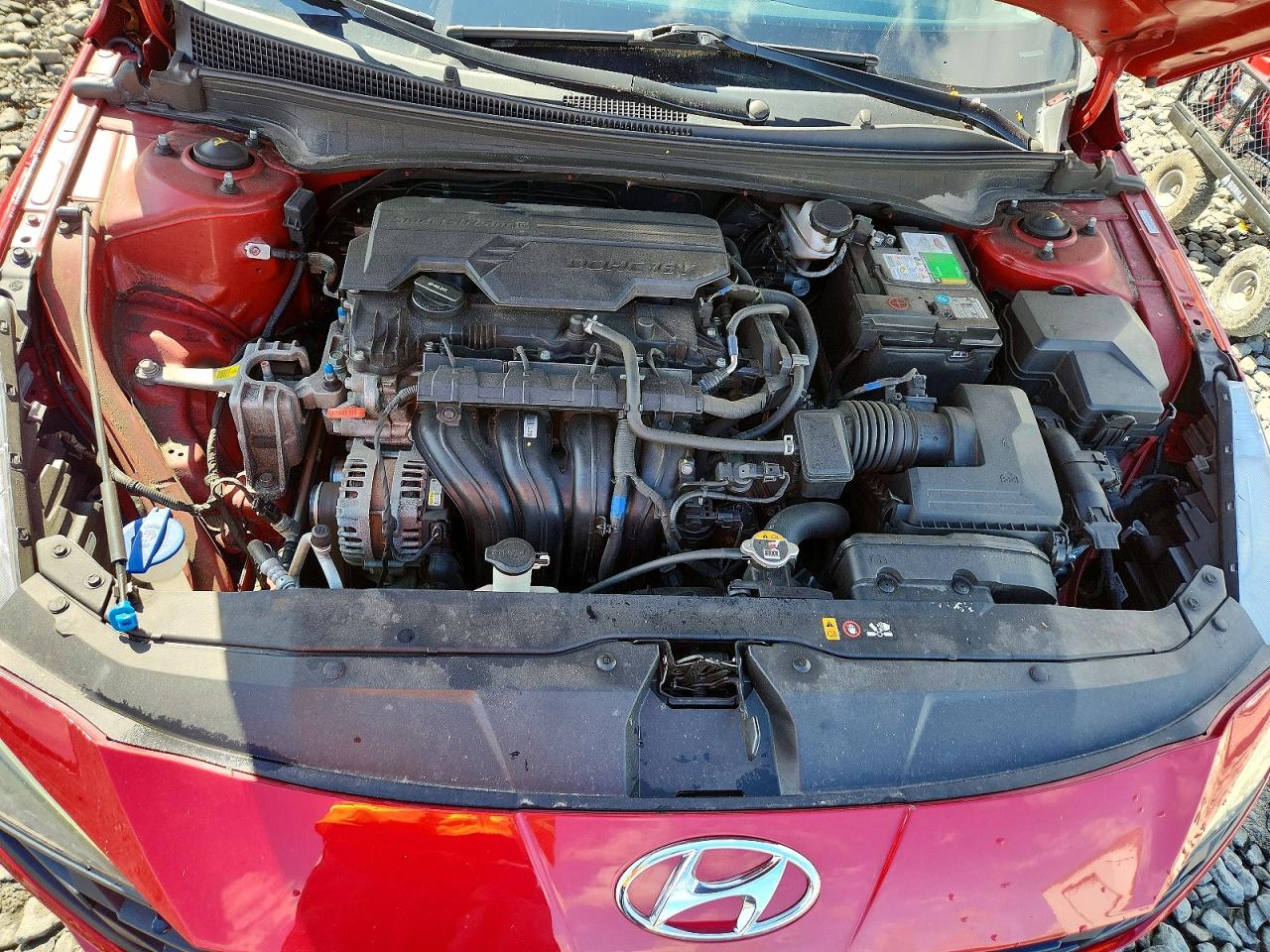 2021 HYUNDAI ELANTRA Blue