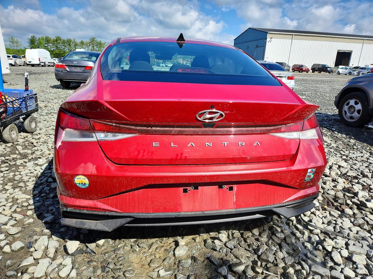 2021 HYUNDAI ELANTRA Blue