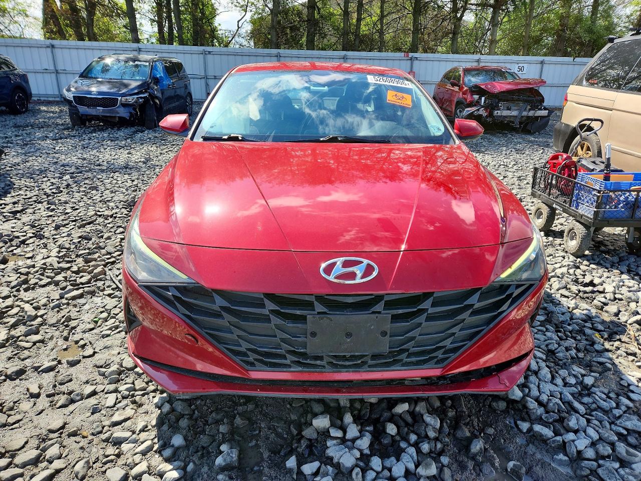 2021 HYUNDAI ELANTRA Blue