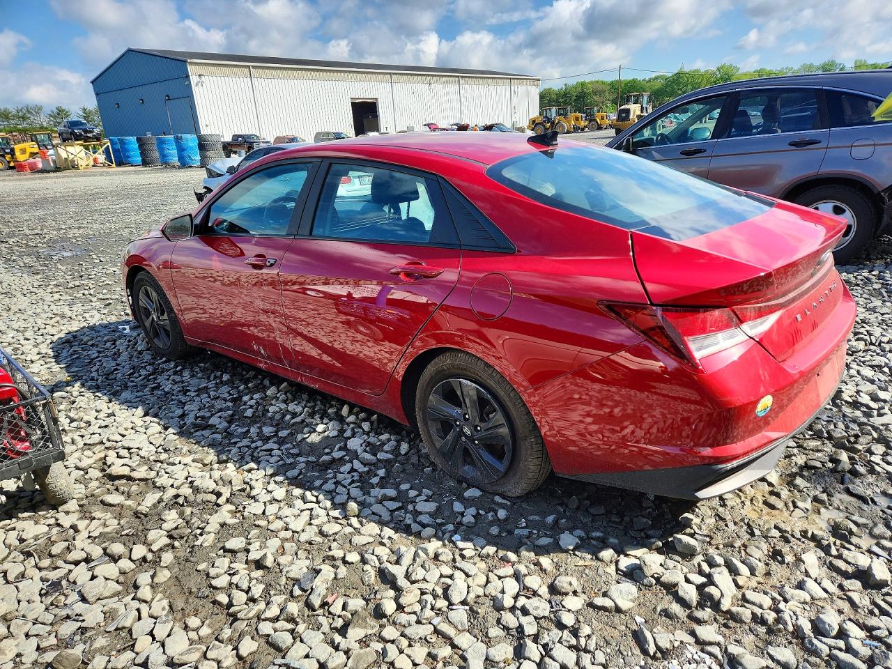 2021 HYUNDAI ELANTRA Blue