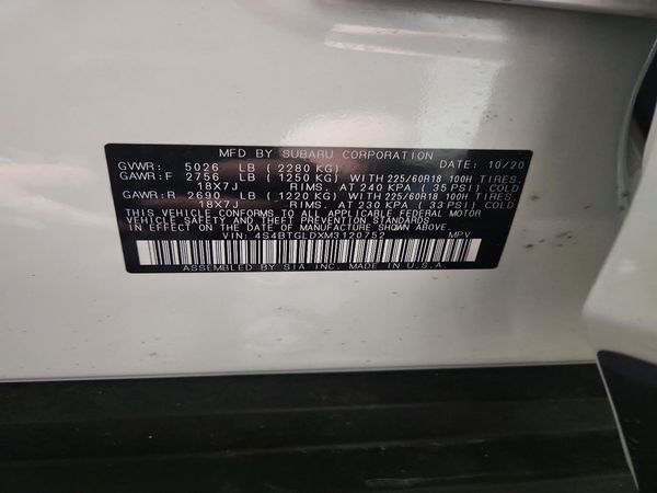 2021 SUBARU OUTBACK