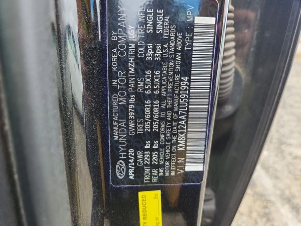 2020 HYUNDAI KONA