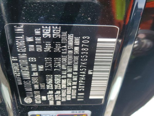 2019 KIA SORENTO