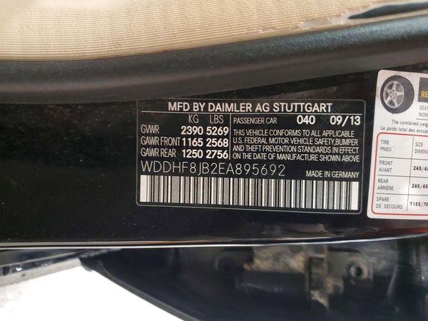 2014 MERCEDES-BENZ E E350