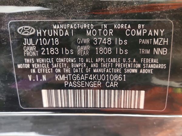2019 HYUNDAI VELOSTER 2.0L and 2.0L Premium
