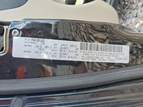 2020 DODGE GRAND CARAVAN SXT