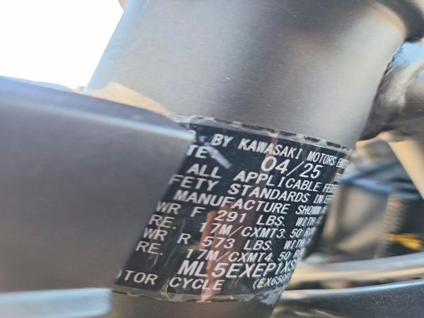 2025 KAWASAKI EX650