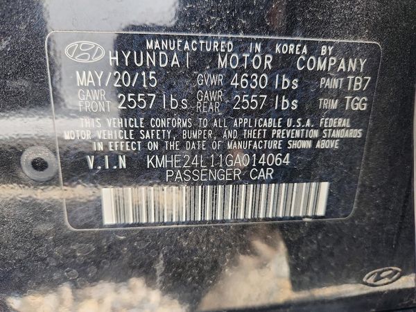 2016 HYUNDAI SONATA