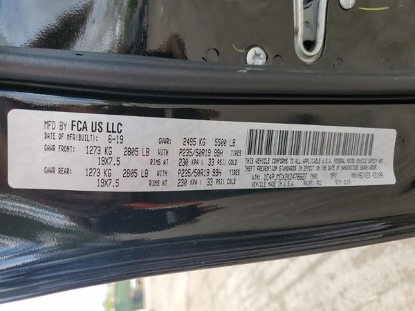 2019 JEEP CHEROKEE
