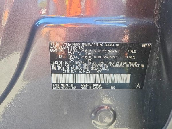 2017 TOYOTA RAV4 XLE