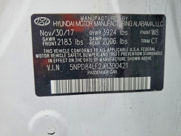 2018 HYUNDAI ELANTRA