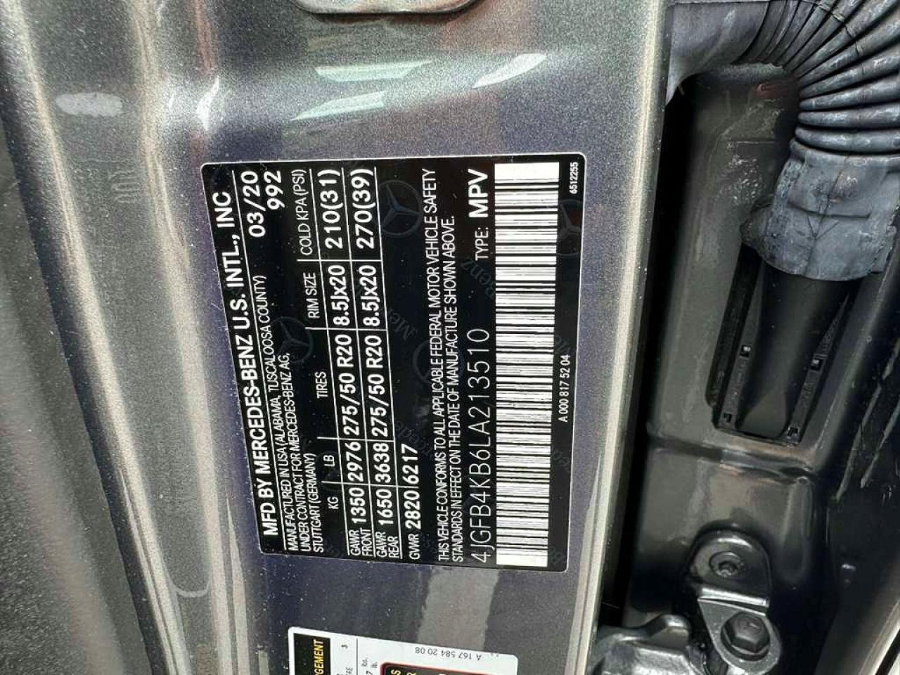 2020 MERCEDES-BENZ GLE GLE350-4M