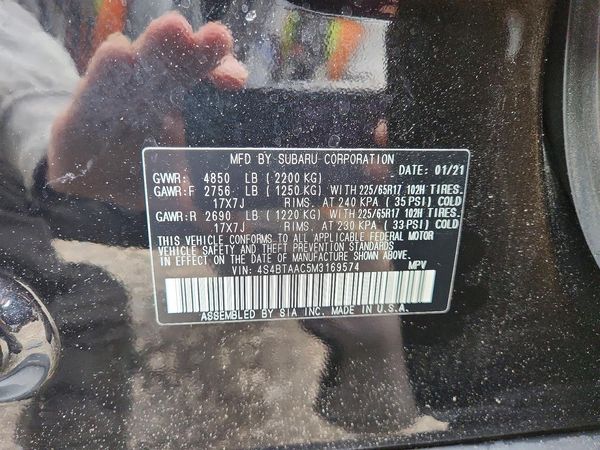 2021 SUBARU OUTBACK