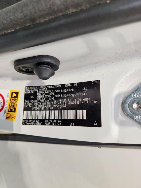 2016 TOYOTA HIGHLANDER Base/Hybrid