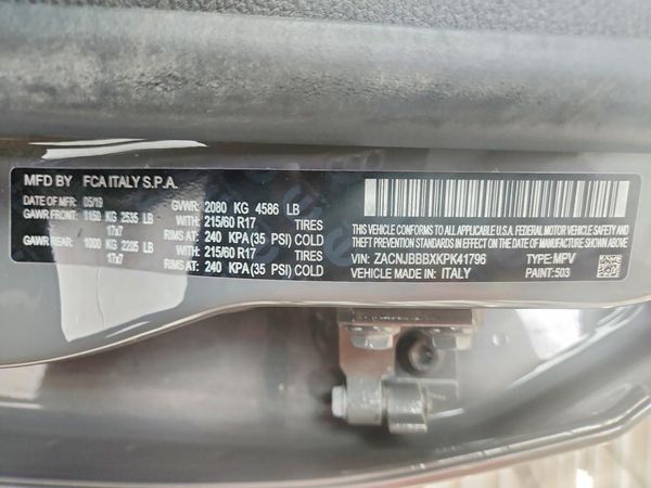 2019 JEEP RENEGADE LATITUDE 4X4
