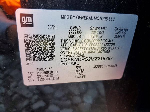 2021 CADILLAC XT5