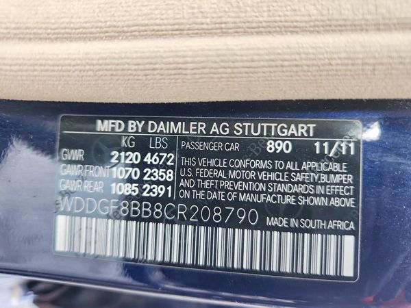 2012 MERCEDES-BENZ C C300 4-MATIC