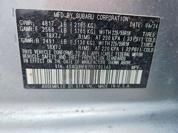 2024 SUBARU CROSSTREK Sport