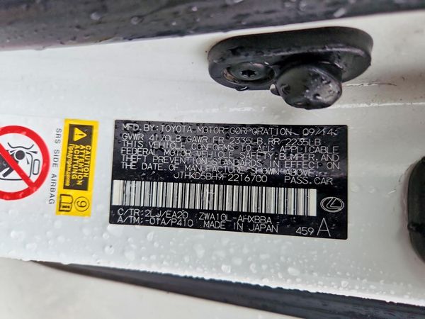 2015 LEXUS CT 200h