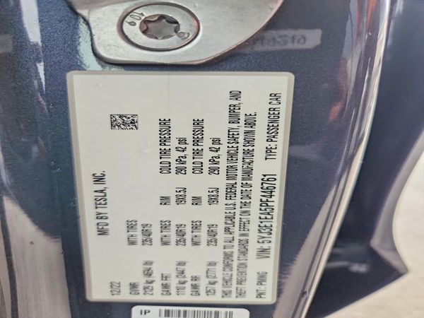 2023 TESLA MODEL 3