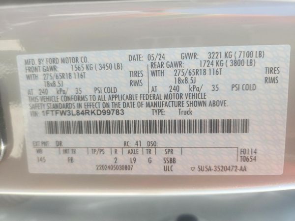 2024 FORD F150