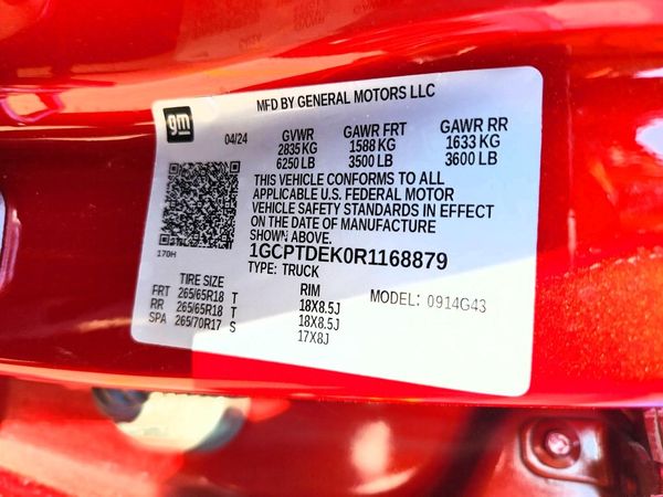 2024 CHEVROLET COLORADO