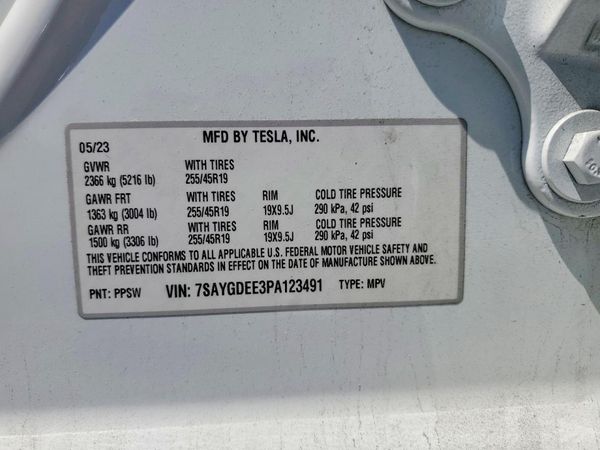 2023 TESLA MODEL Y
