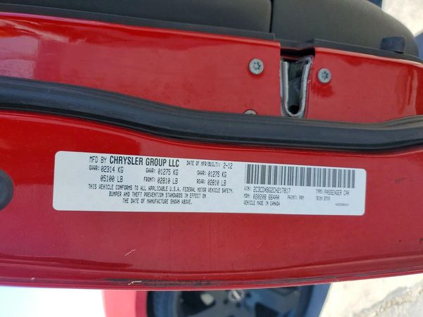 2012 DODGE CHARGER SE