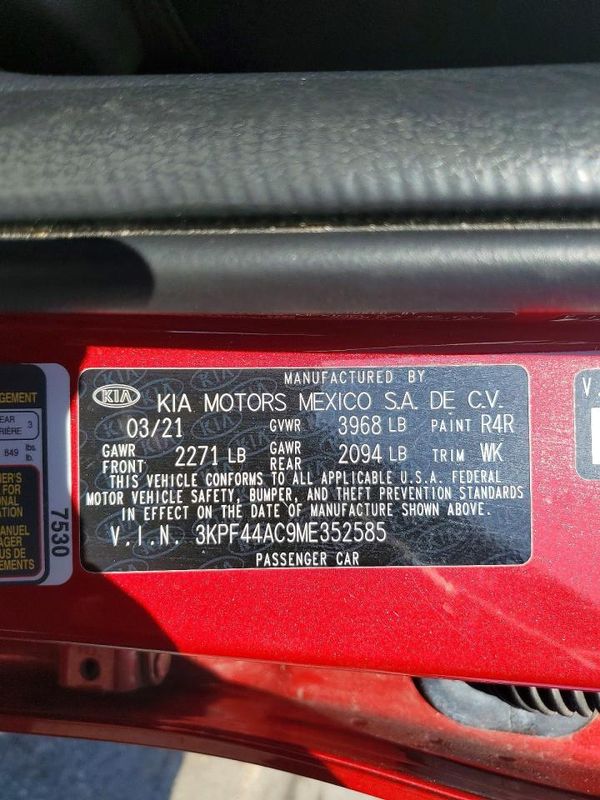 2021 KIA FORTE GT