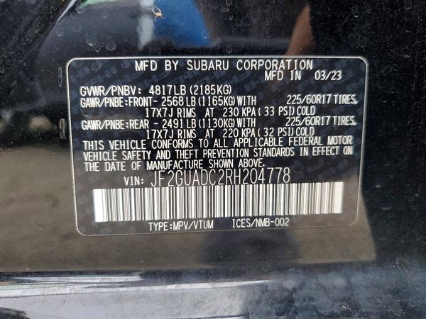2024 SUBARU CROSSTREK Premium