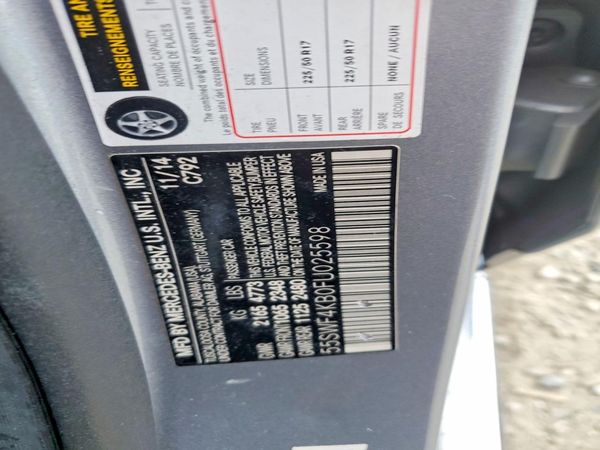 2015 MERCEDES-BENZ C 4-MATIC
