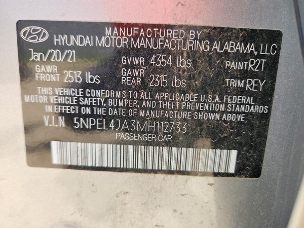 2021 HYUNDAI SONATA SEL