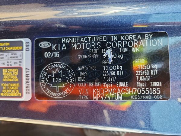2017 KIA SPORTAGE LX