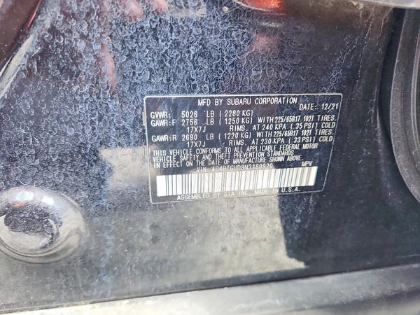 2022 SUBARU OUTBACK WILDERNESS