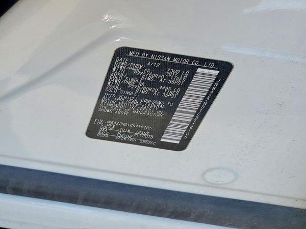 2012 INFINITI QX56 — VINS
