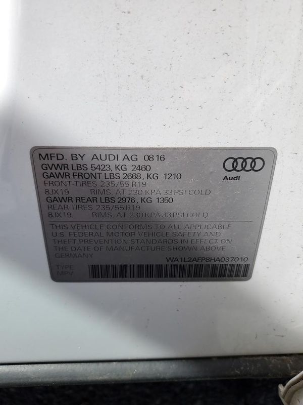 2017 AUDI Q5 quattro Premium Plus