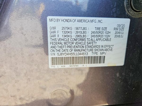 2020 ACURA MDX SH-AWD TECH 7P