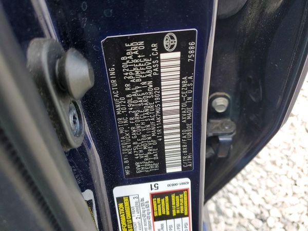 2021 TOYOTA CAMRY LE + Convenient Pkg