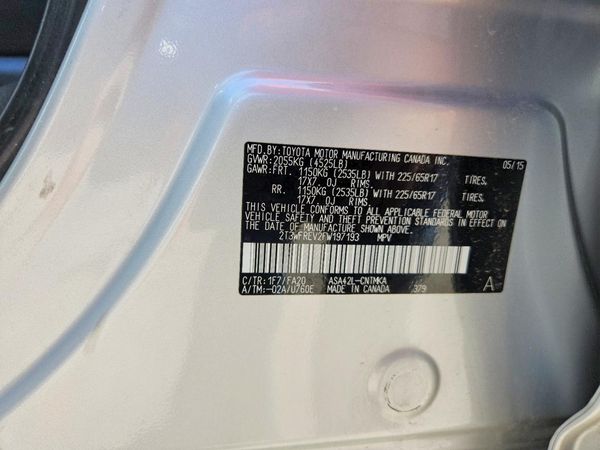 2015 TOYOTA RAV4 XLE (M Grade)