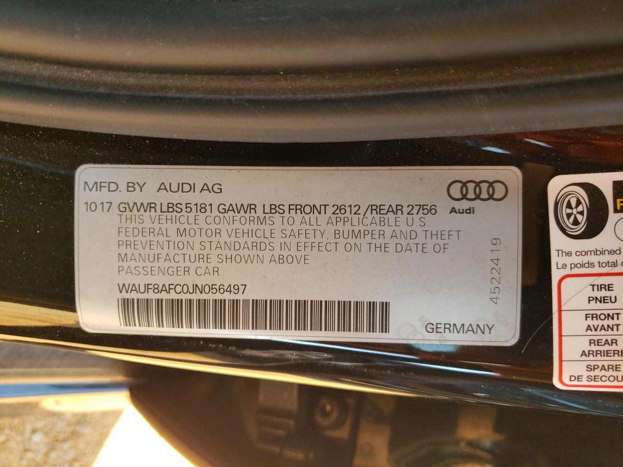 2018 AUDI A6