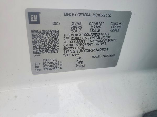 2019 CHEVROLET SUBURBAN Premier