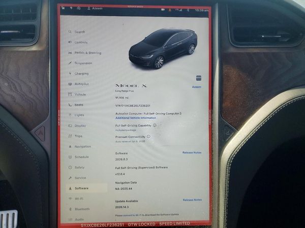 2020 TESLA MODEL X