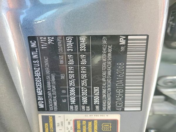 2013 MERCEDES-BENZ ML ML350 4-MATIC