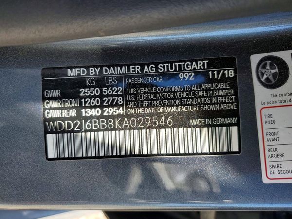 2019 MERCEDES-BENZ CLS AMG CLS53