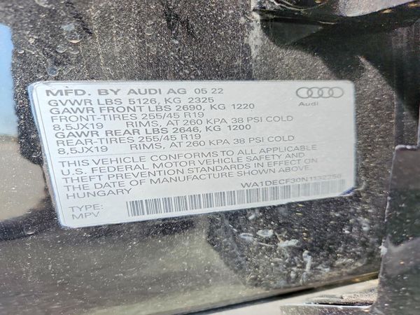 2022 AUDI Q3 QUATTRO